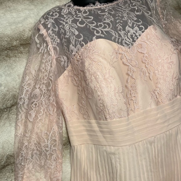 JJ’s House A-Line Scoop Neck Ankle - Length Dress with Pleated - Picture 9 of 17